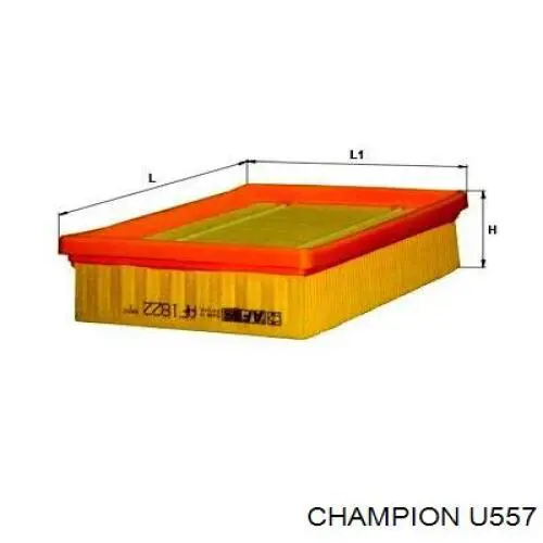 U557 Champion filtro de aire