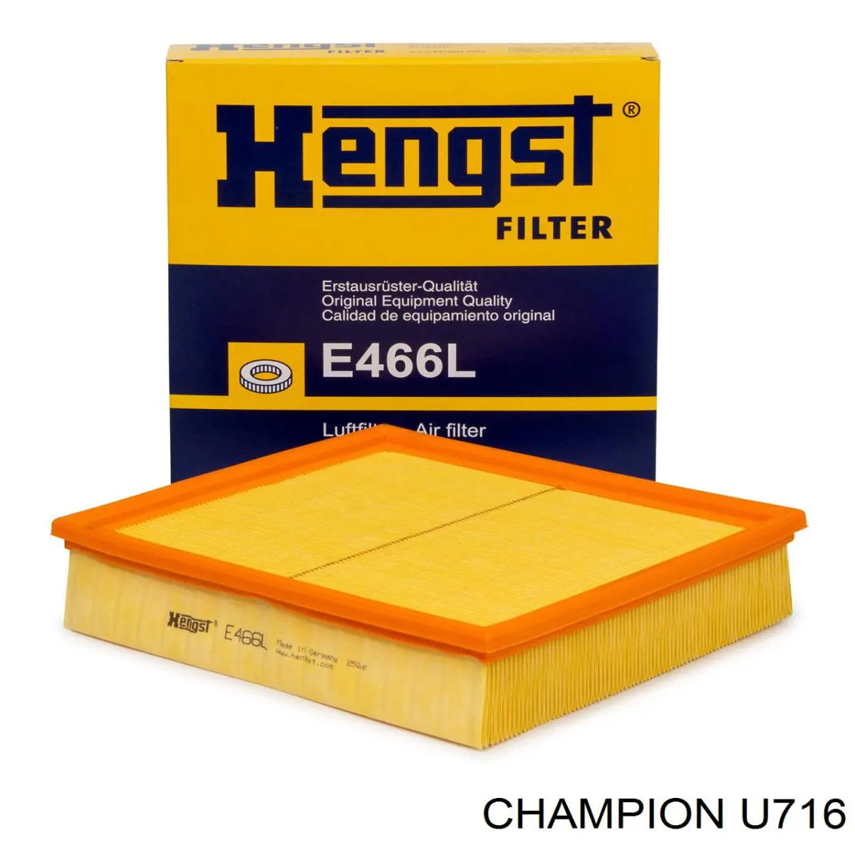 U716 Champion filtro de aire