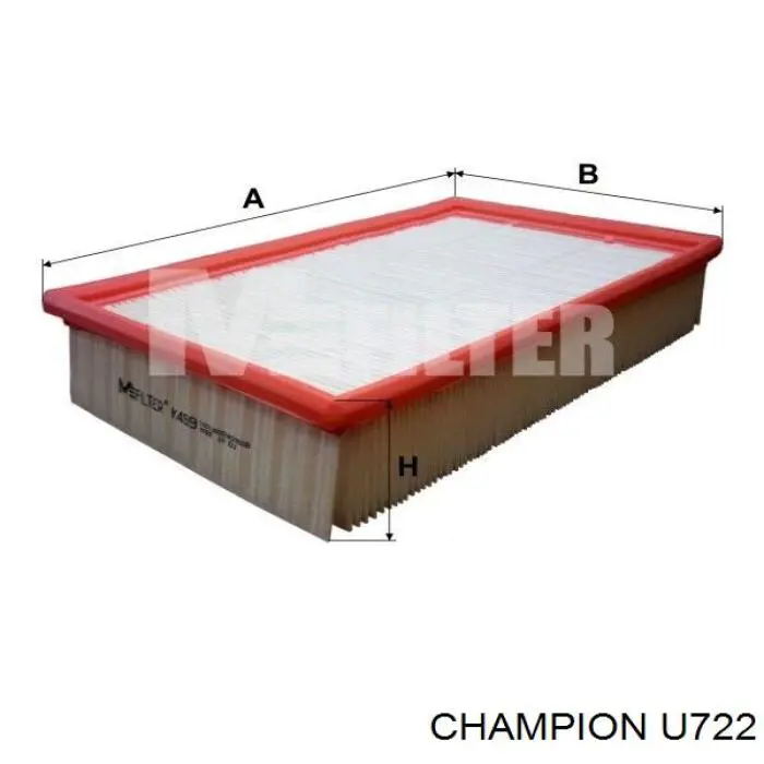 U722 Champion filtro de aire