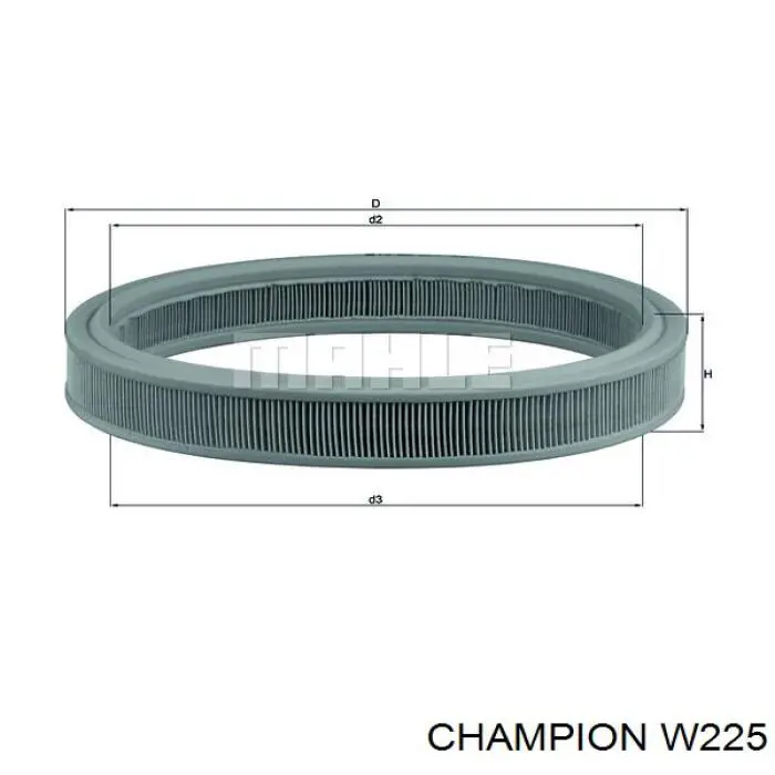 8671002105 Renault (RVI) filtro de aire