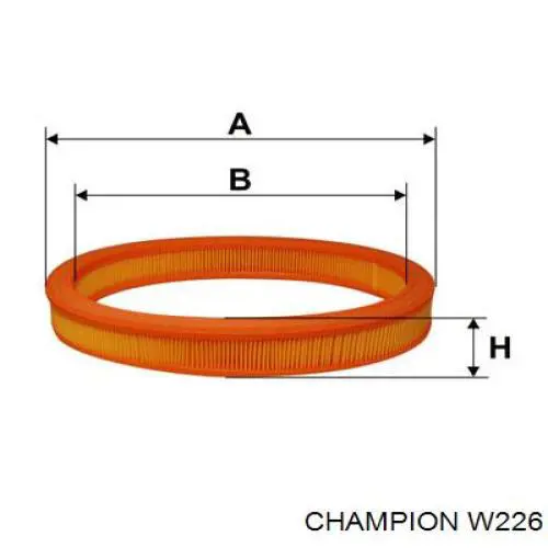 A252 Market (OEM) filtro de aire