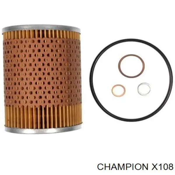 X108 Champion filtro de aceite