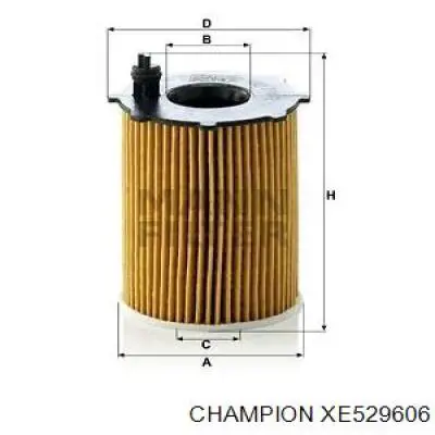 XE529606 Champion filtro de aceite