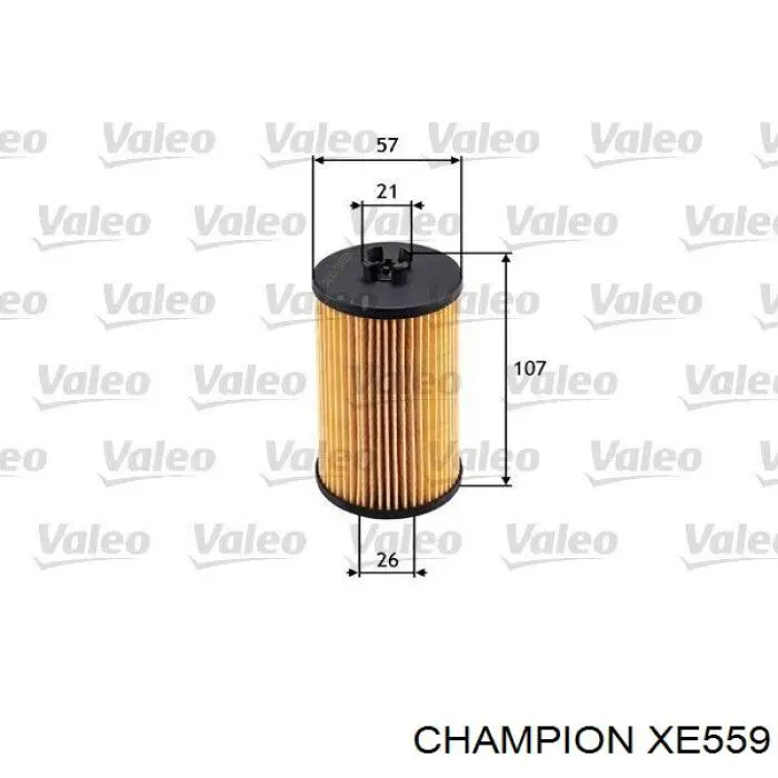 Filtro de aceite Opel Zafira P12