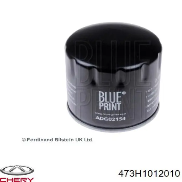 473H1012010 Chery Filtro aceite
