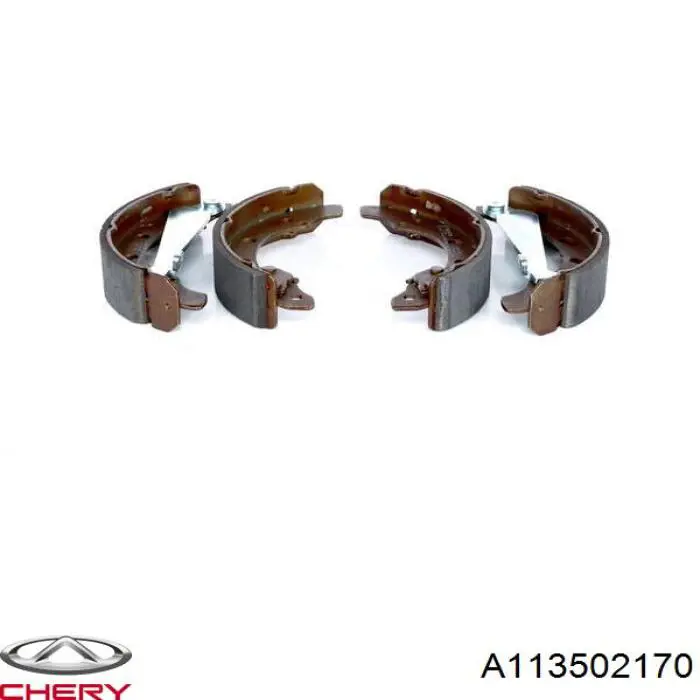 A113502170 Chery Zapatas de freno de tambor traseras