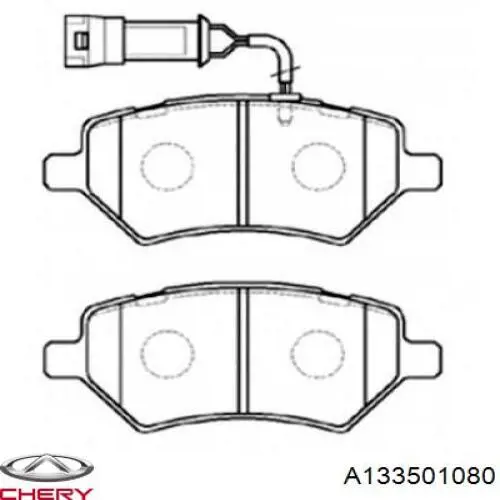 Pastillas freno delanteras Chery A133501080 precio, desde 18,17 EUR