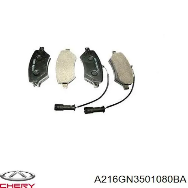 Pastillas freno delanteras Chery A216GN3501080BA precio, desde 23,89 EUR