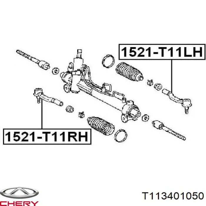 T113401050 Chery Rótula de dirección