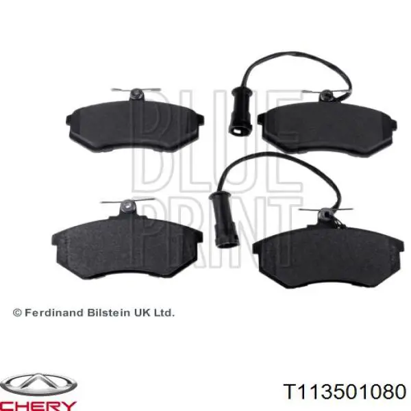 Comprar T113501080 Chery Pastillas delanteras de freno