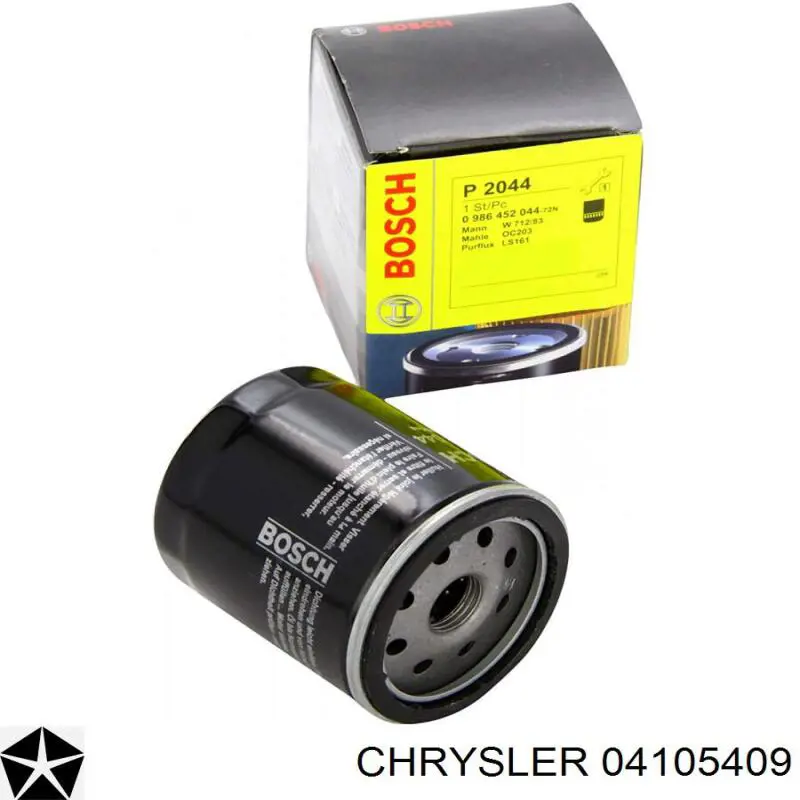 Filtro de aceite 04105409 Chrysler
