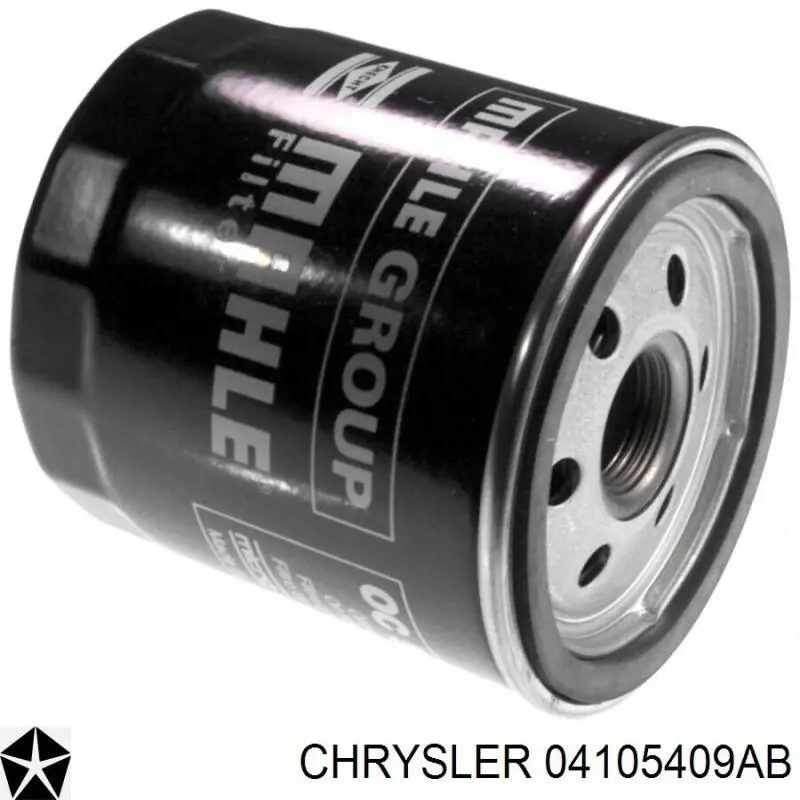 04105409AB Chrysler filtro de aceite