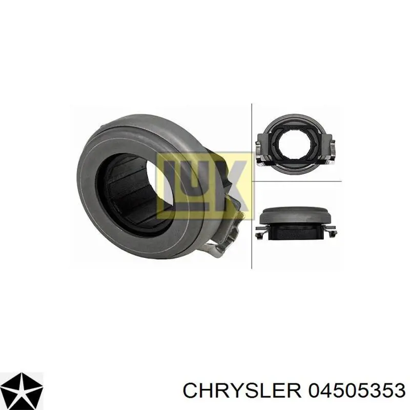 04505353 Chrysler cojinete de desembrague