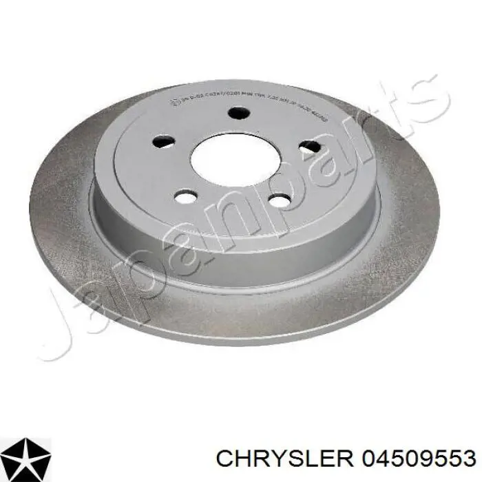 04509553 Chrysler disco de freno trasero