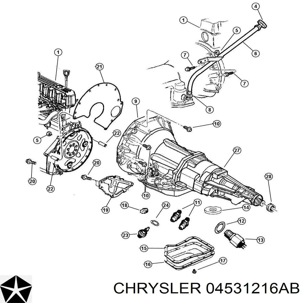 04531216AB Mitsubishi 