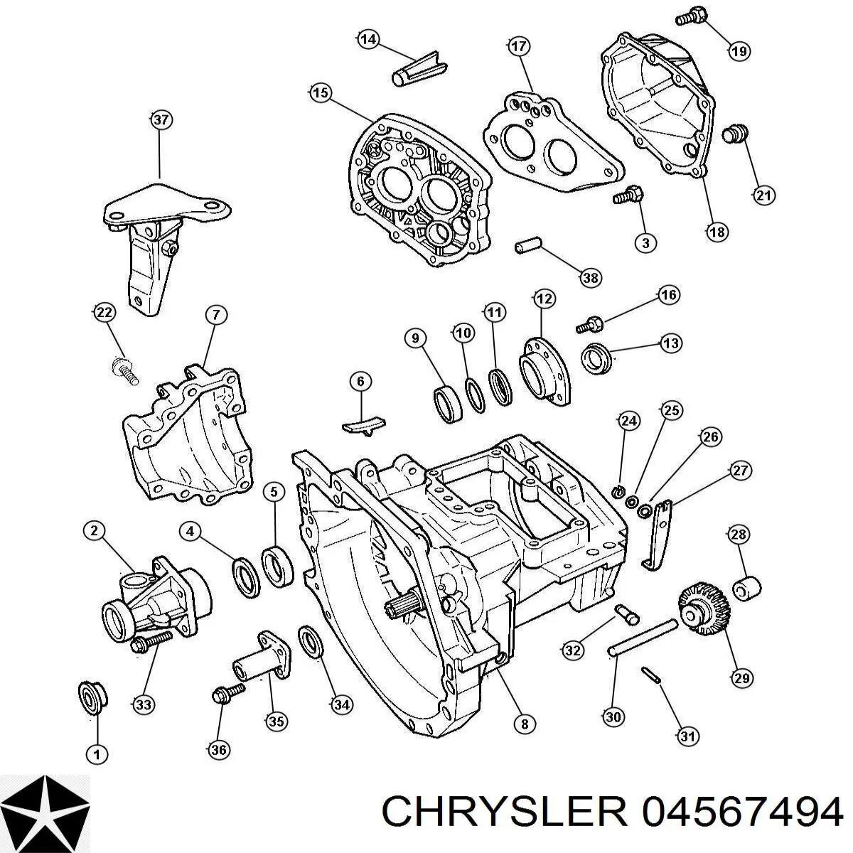 K04567494 Fiat/Alfa/Lancia