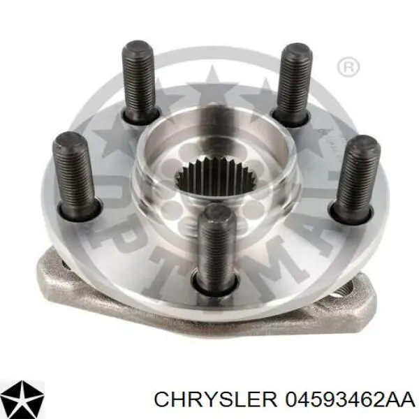 04593462AA Chrysler cubo de rueda delantero