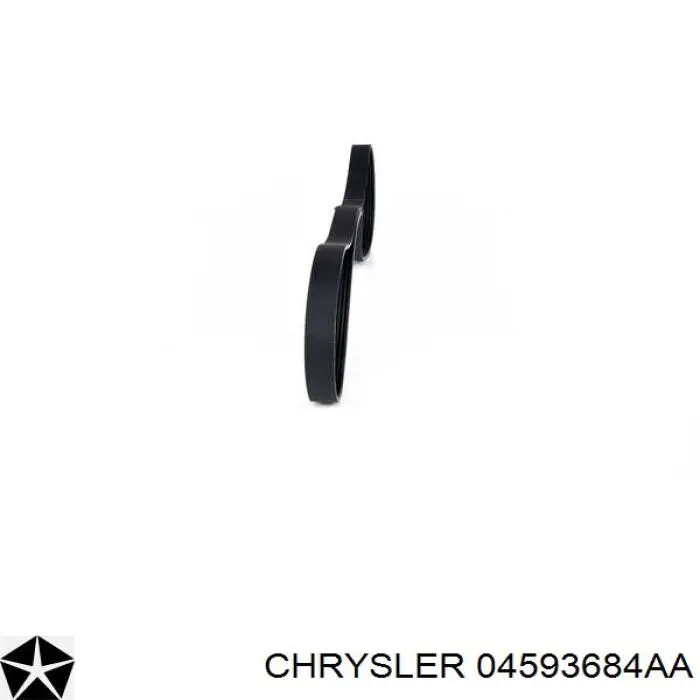Correa de alternador 04593684AA Chrysler