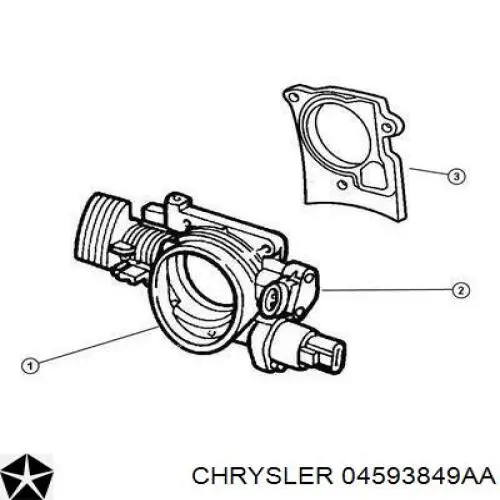 Válvula de mando de ralentí Chrysler 04593849AA precio, desde 56,63 EUR