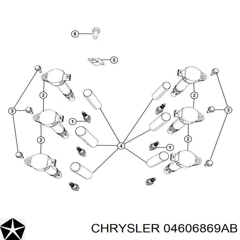Bobina 04606869AB Chrysler