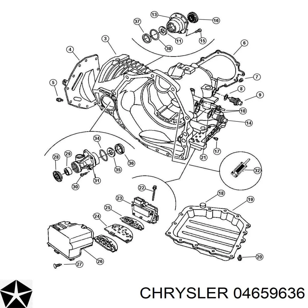  Chrysler 04659636 precio, desde 46,98 EUR