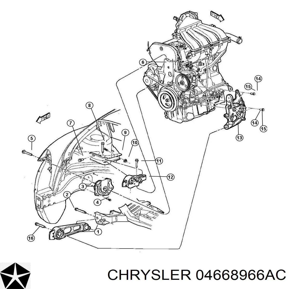 04668517AA Chrysler