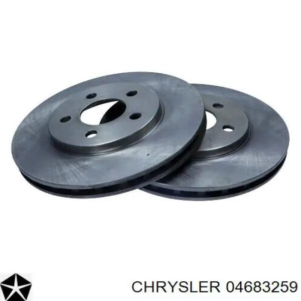 04683259 Chrysler freno de disco delantero