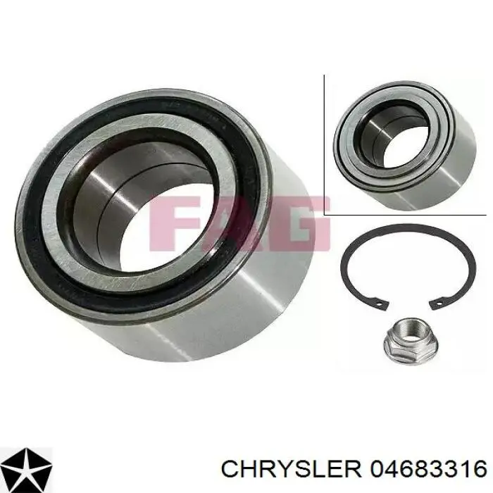 Buje de rueda Chrysler 4683316 precio, desde 84,91 EUR