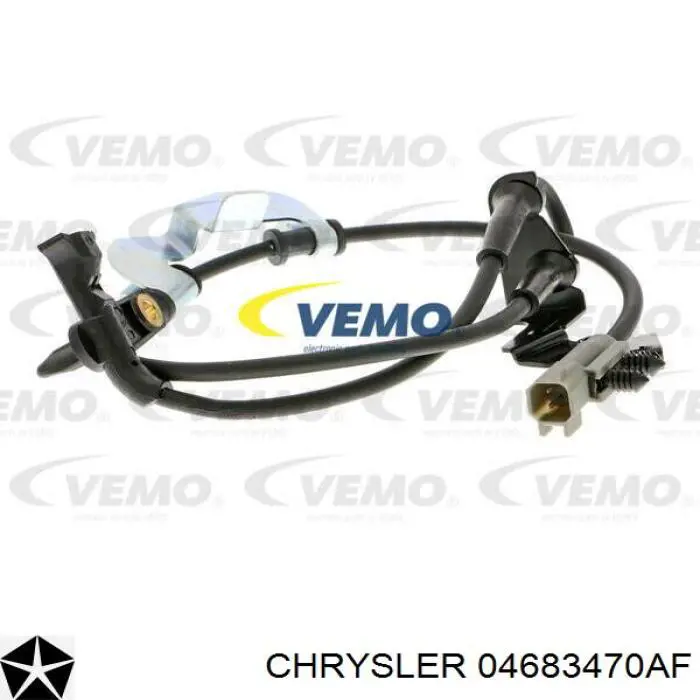 04683470AF Chrysler sensor abs delantero derecho