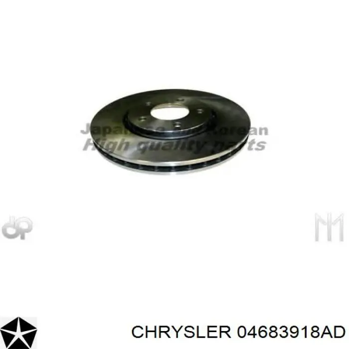 04683918AD Chrysler freno de disco delantero