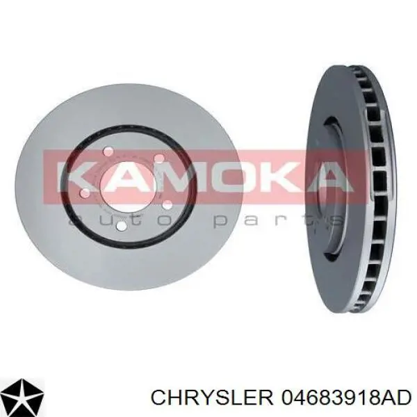 Frenos delanteros Chrysler 04683918AD precio, desde 40,73 EUR