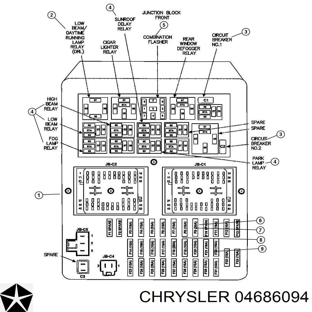 Comprar 04686094 Chrysler 