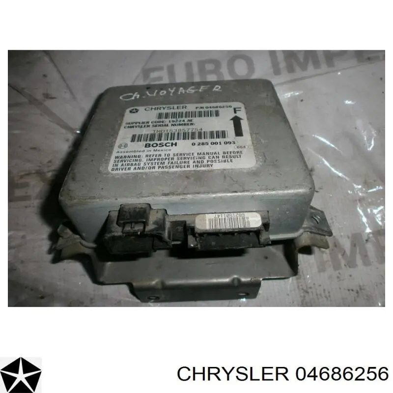 04686256 Chrysler procesador del modulo de control de airbag