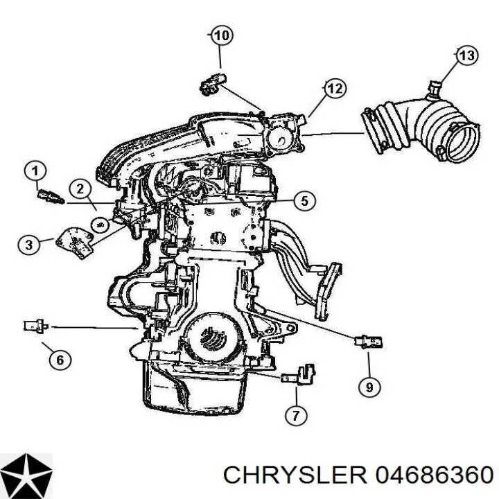 K04686360AC Fiat/Alfa/Lancia