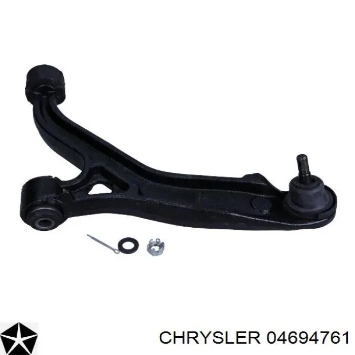 04694761 Chrysler barra oscilante, suspensión de ruedas delantera, inferior izquierda