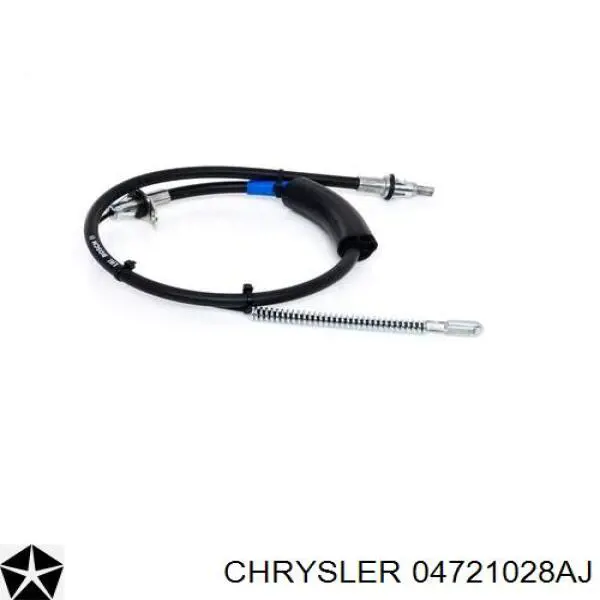 04721028AJ Chrysler cable de freno de mano trasero derecho
