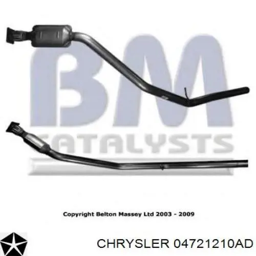 Comprar 04721210AD Chrysler Catalizador