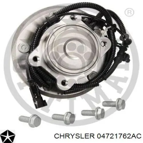 04721762AC Chrysler cubo de rueda trasero