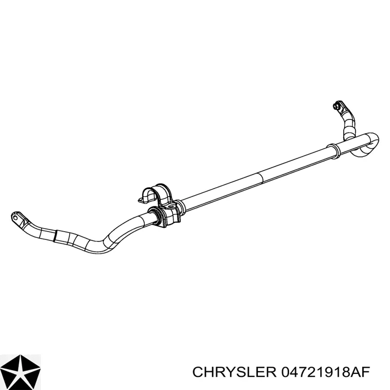 04721918AF Chrysler casquillo de barra estabilizadora delantera