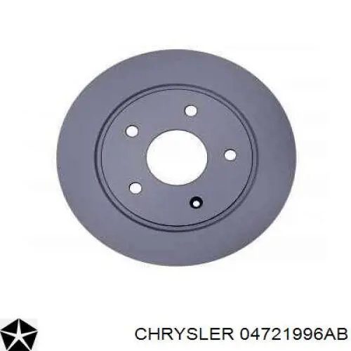 Disco de freno trasero Chrysler 04721996AB precio, desde 36,76 EUR