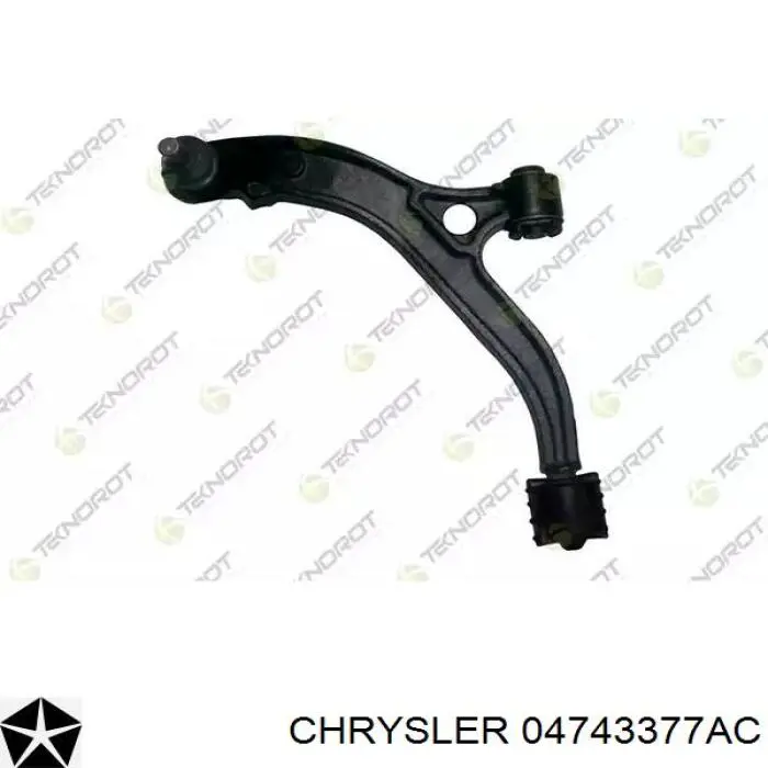 04743377AC Chrysler barra oscilante, suspensión de ruedas delantera, inferior izquierda