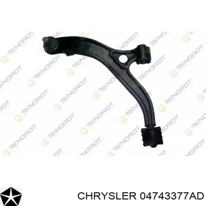 04743377AD Chrysler barra oscilante, suspensión de ruedas delantera, inferior izquierda