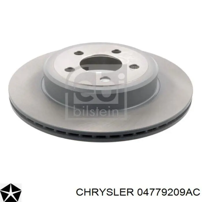 04779209AC Chrysler disco de freno trasero