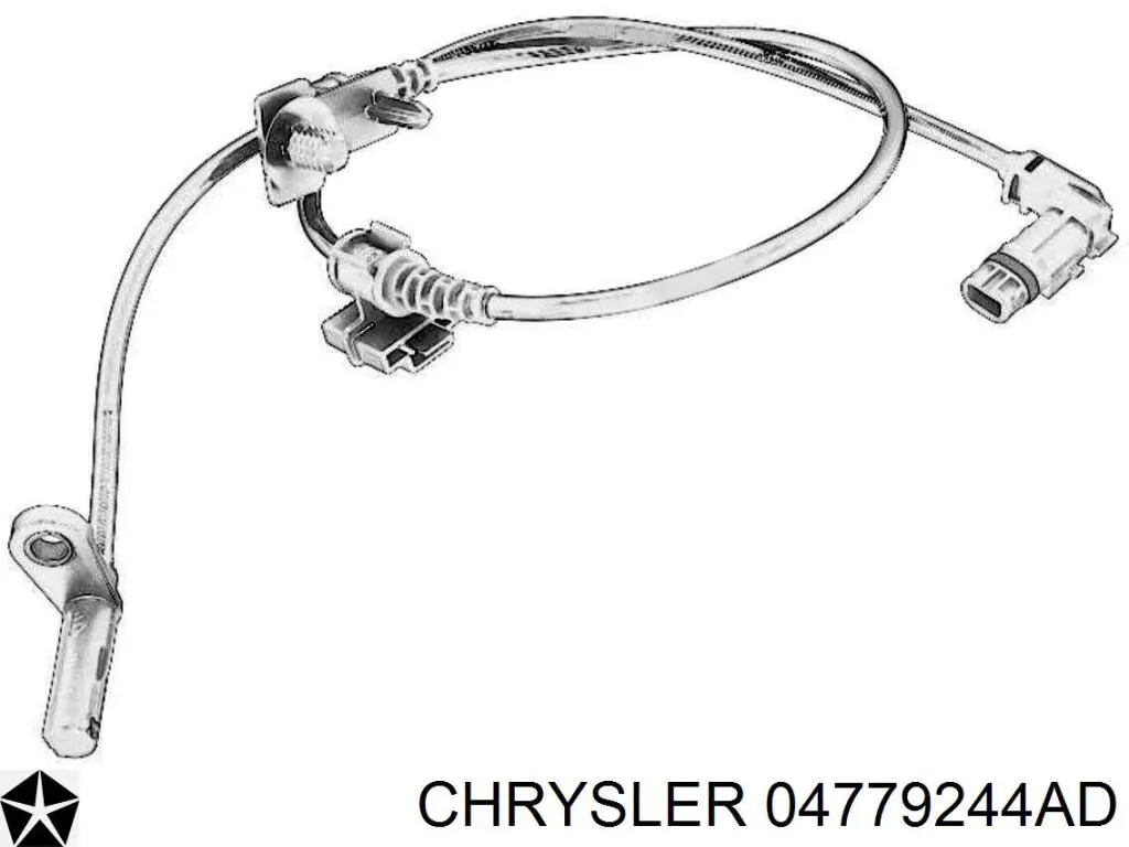 04779244AD Chrysler cable sensor abs delantero