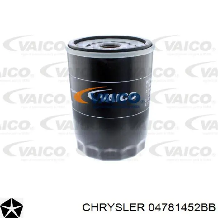 Filtro de aceite Chrysler 04781452BB precio, desde 4,42 EUR