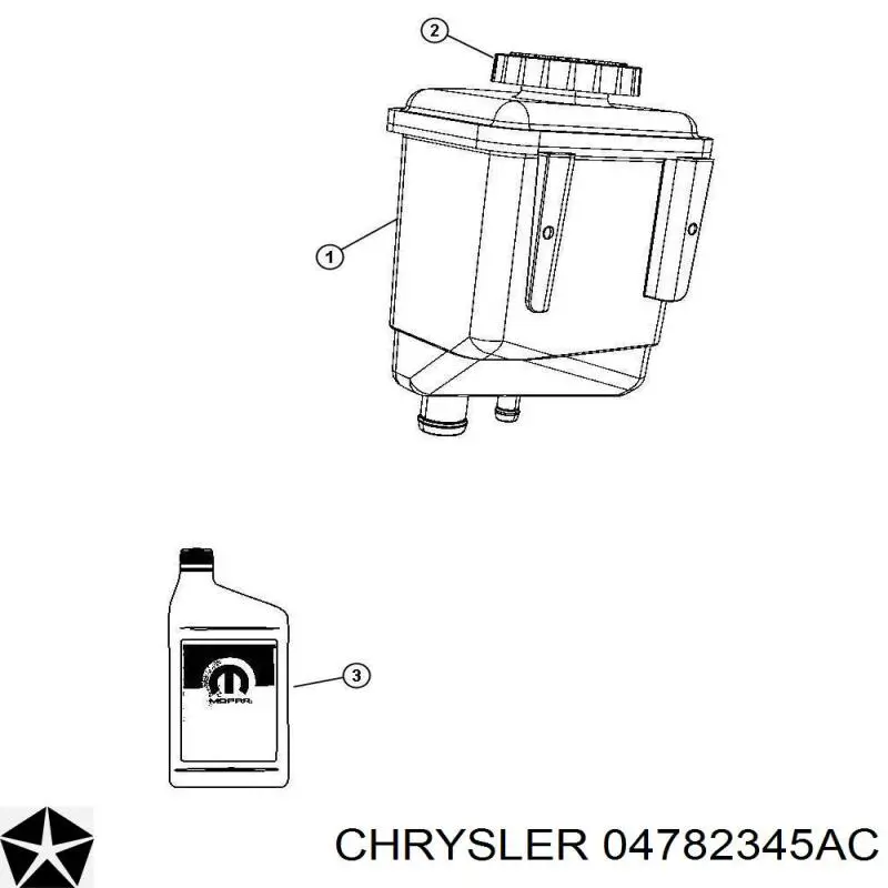 Comprar Depósito de bomba de dirección hidráulica Chrysler 300 C 