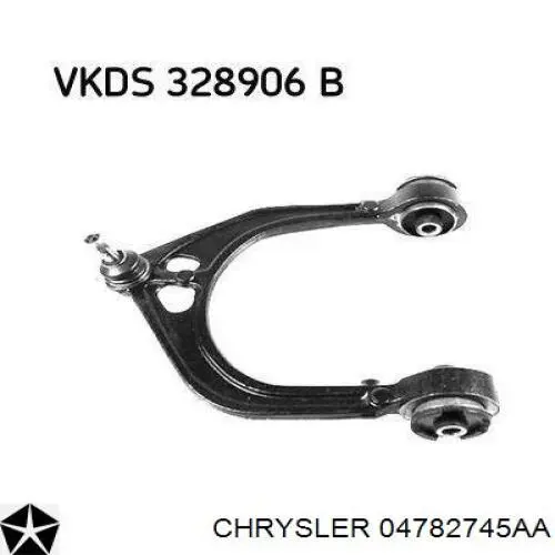 04782745AA Chrysler brazo suspension inferior trasero izquierdo/derecho