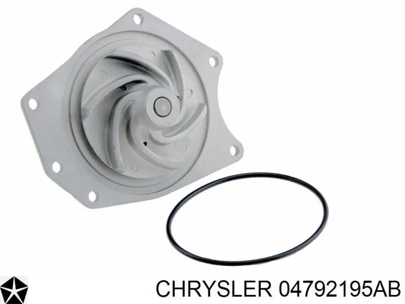 04792195AB Chrysler bomba de agua