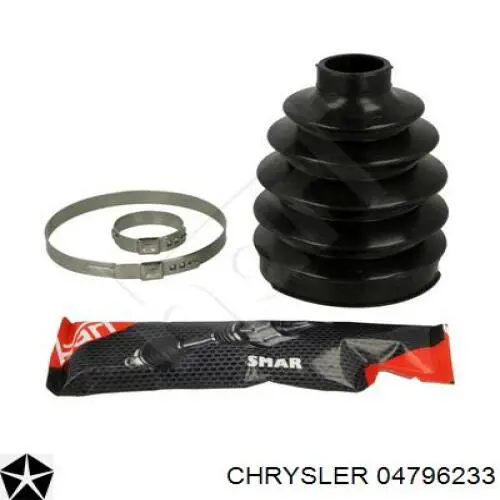 04796233 Chrysler fuelle, árbol de transmisión delantero exterior