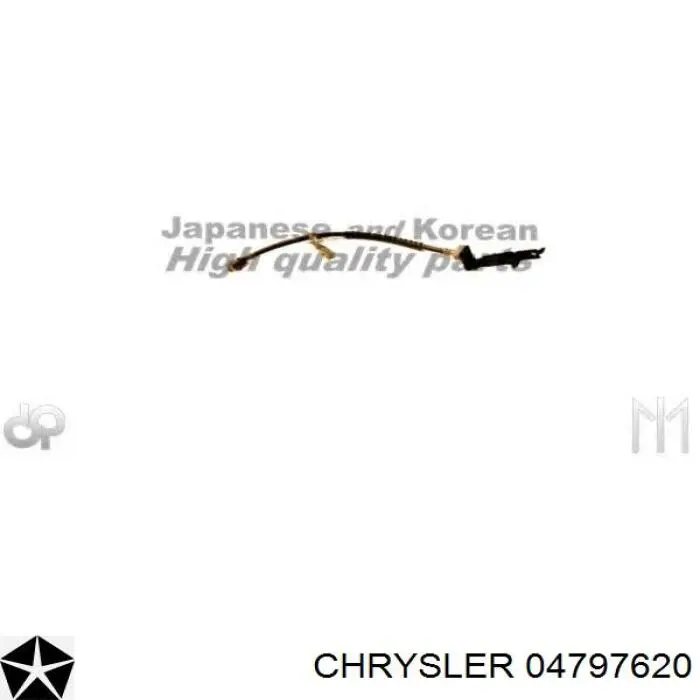 04797620 Chrysler tubo flexible de frenos delantero derecho